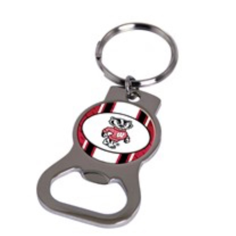 Wisconsin Badgers Bottle Opener Keychain